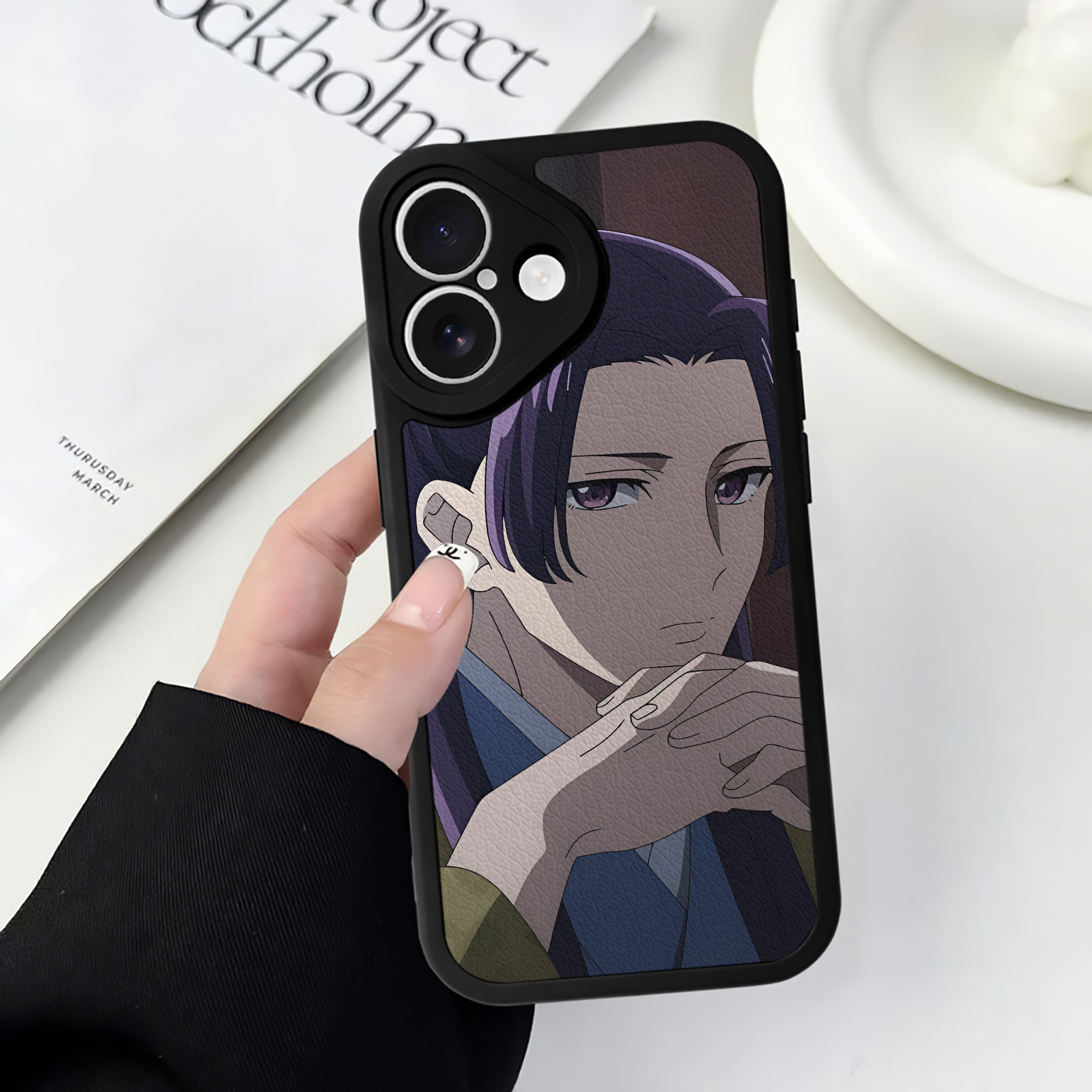 薬屋のひとりごと The Apothecary Diaries 【iPhone 16シリーズ対応】シリコンスマホケース（レザー調） 材質：シリコン